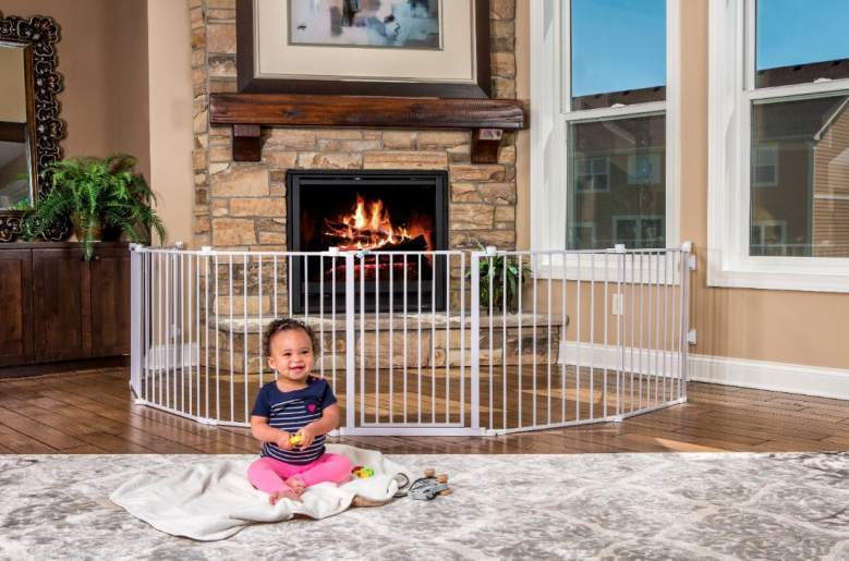  Regalo 192-Inch Super Wide Gate and Play Yard, White , best baby gate, extra wide baby gate, play yard