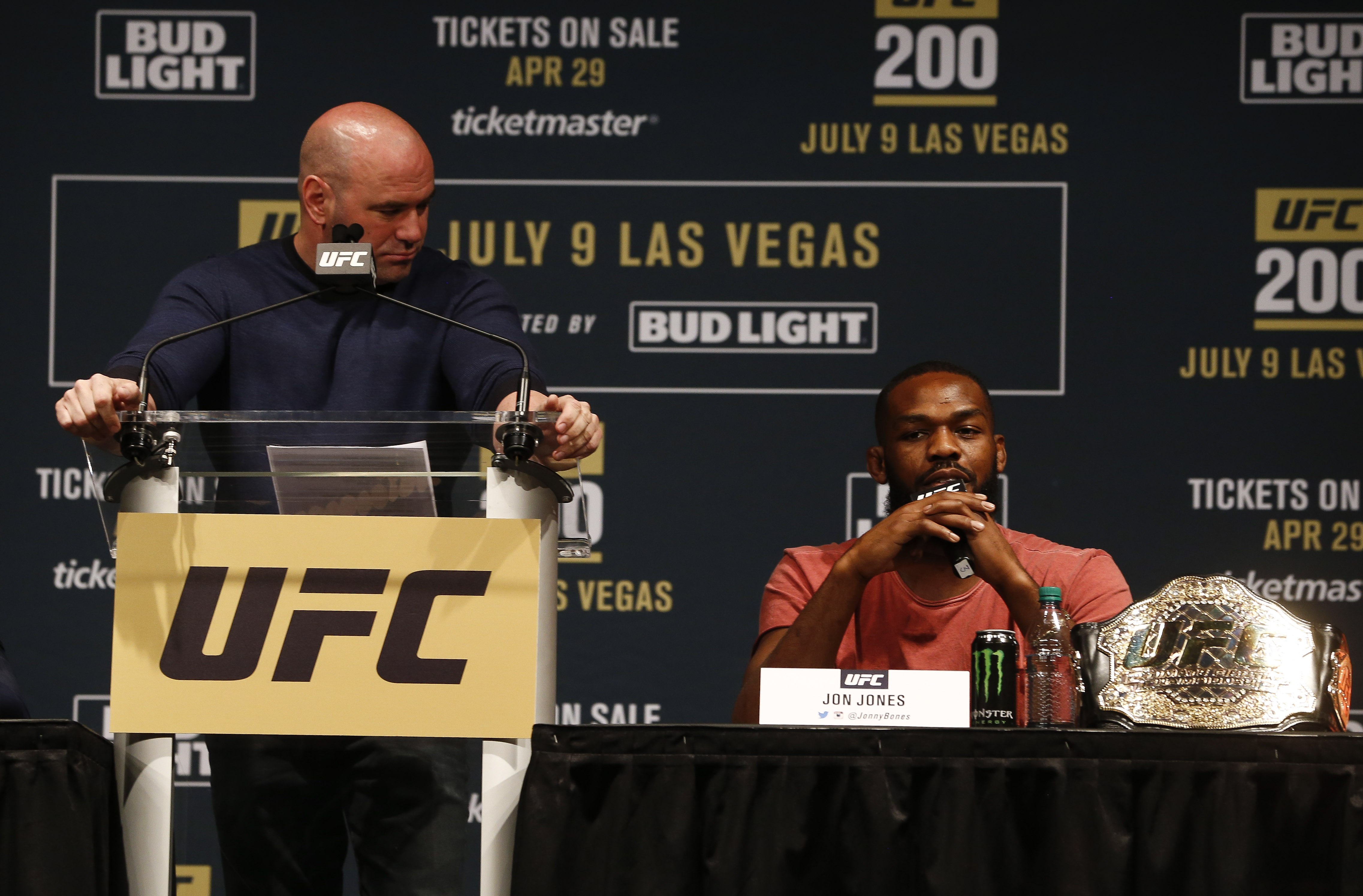 Jon Jones Fails Drug Test, UFC 200 Vs. Cormier Canceled