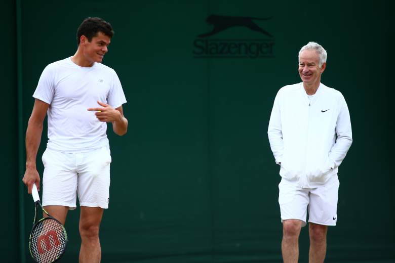 John McEnroe, Wimbledon, Milos Raonic