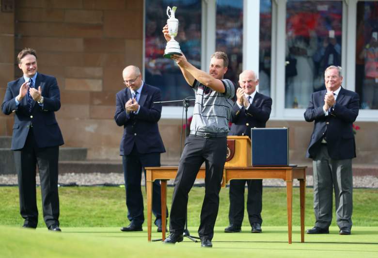 british open championship 2016 pictures photos henrik stenson claret jug presentation ceremony