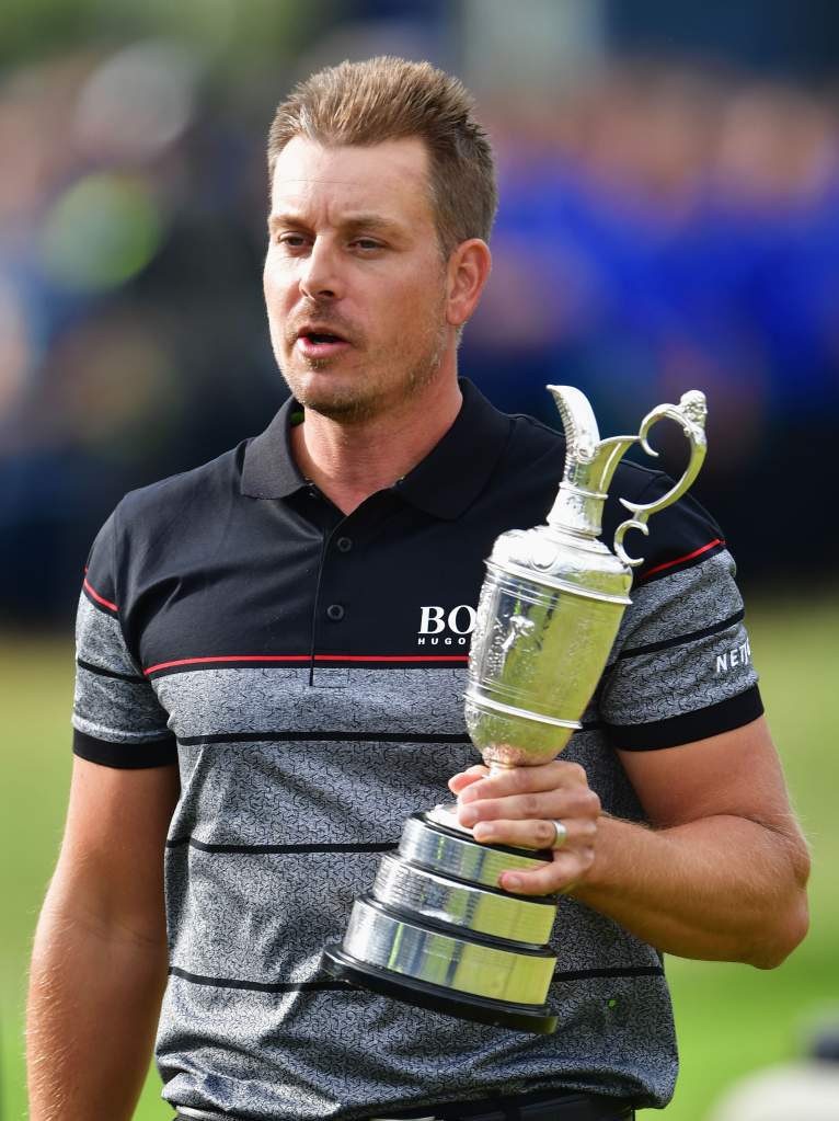 british open championship 2016 pictures photos henrik stenson claret jug presentation ceremony