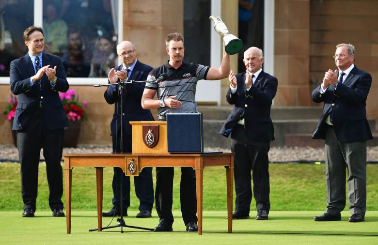 british open championship 2016 pictures photos henrik stenson claret jug presentation ceremony