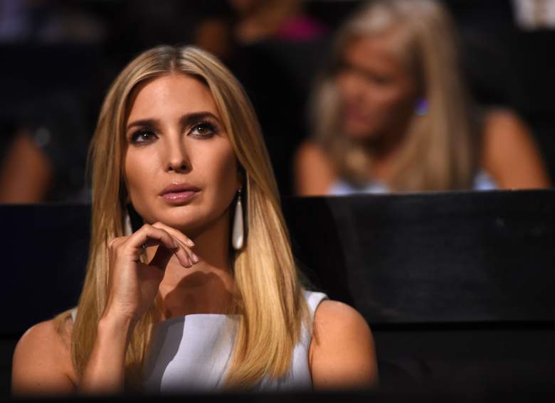 Donald Trump's daughter Ivanka listens to a speaker on the second day of the Republican National Convention on July 19, 2016 at Quicken Loans Arena in Cleveland, Ohio. (Getty)
