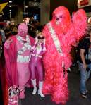 SDCC cosplay, Pink Wookie, Pink Power Ranger, SDCC