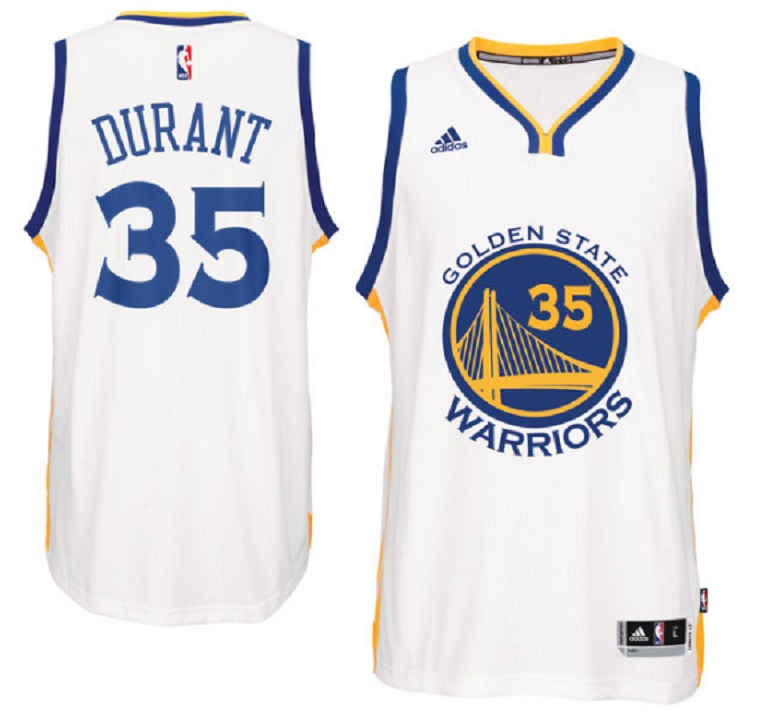 kevin durant jersey warriors