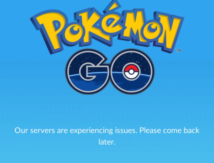 Having trouble connecting to the Pokemon Go server? It's not just you. (Niantic)