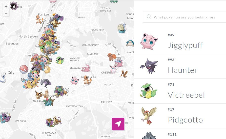 best go map for pokemon go