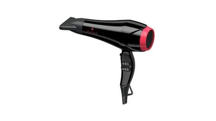black and red wazor ceramic ionic professional hair dryer