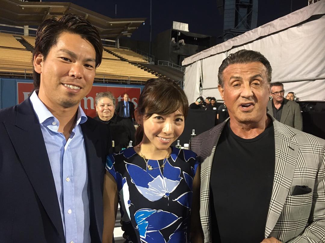 Saho Narushima, Kenta Maeda, Los Angeles Dodgers