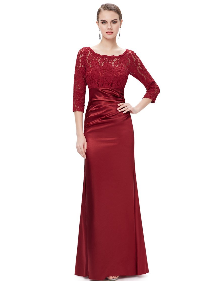 long red dress for wedding