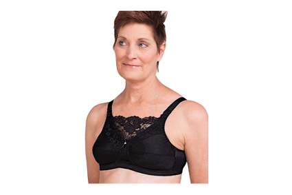 pocket bra with lace inset