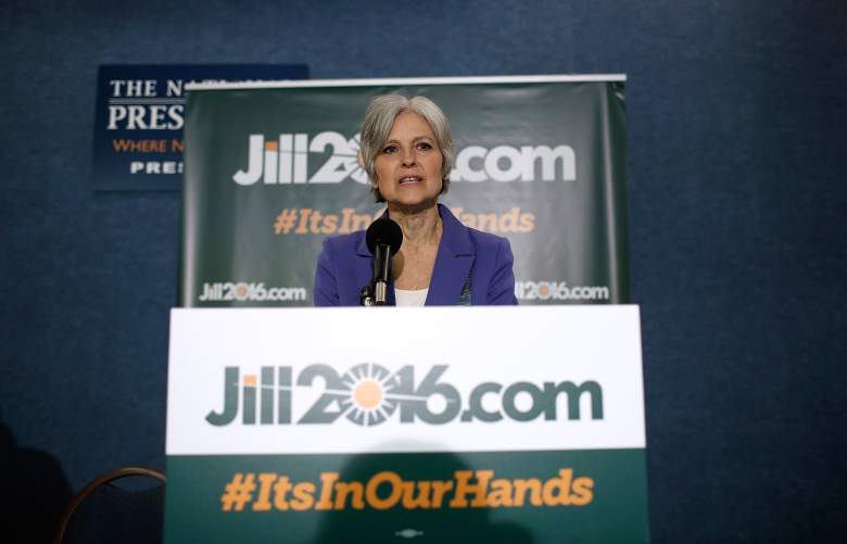 WASHINGTON, DC - FEBRUARY 06: Green Party presidential nominee Jill Stein speaks at the National Press Club February 6, 2015 in Washington, DC. Stein announced the formation of an exploratory committee to seek the Green Party's presidential nomination again in 2016. (Photo by Win McNamee/Getty Images)