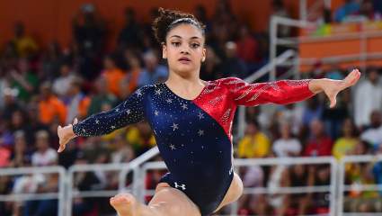 Laurie Hernandez Becomes a Star With Floor Exercise in Team Finals
