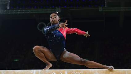Simone Biles’ Balance Beam Performance in Team Finals Was Excellent