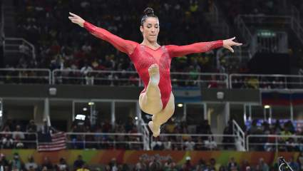 Aly Raisman Executes Near-Perfect Beam Routine in All-Around Final