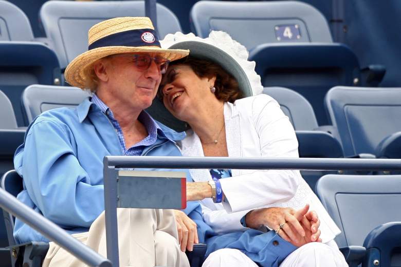Gene Wilder with his wife, Karen Boyer, at the U.S. Open in 2007. (Getty)