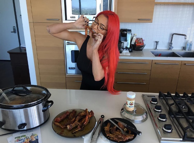 Eva Marie food, Eva Marie cooking, Eva Marie ribs