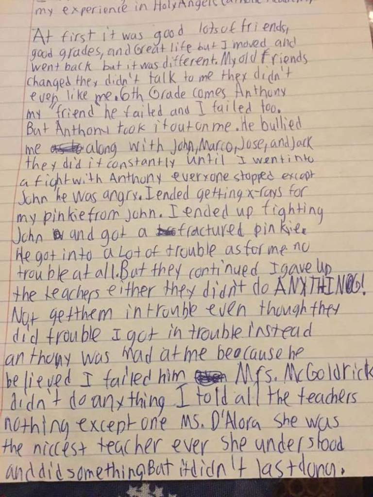 Daniel Fitzpatrick Suicide Note Left By Bullied Teen Page 3
