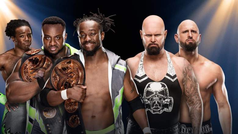 New Day vs Gallows and Anderson, new day gallows and anderson clash of champions, clash of champions new day