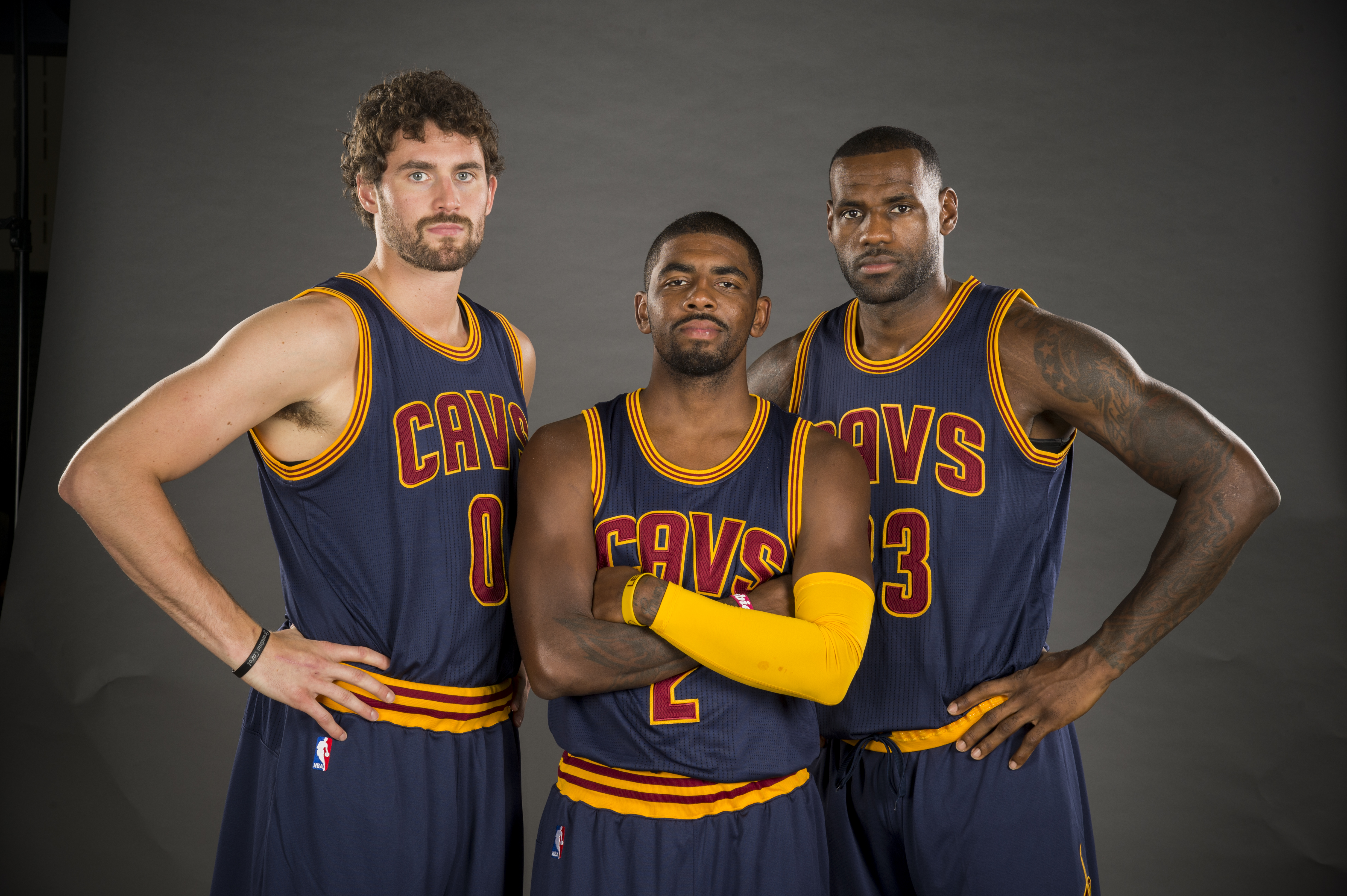 Kevin Love Kyrie Irving LeBron James Cleveland Cavaliers