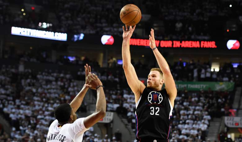 Blake Griffin Clippers vs. Blazers