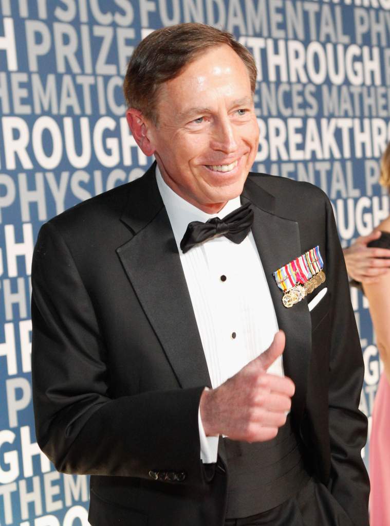 MOUNTAIN VIEW, CA - NOVEMBER 08: Retired US Army Gen. David Petraeus attends the 2016 Breakthrough Prize Ceremony on November 8, 2015 in Mountain View, California. (Photo by Kimberly White/Getty Images for Breakthrough Prize)