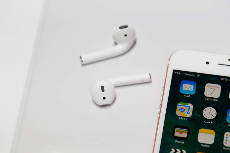 apple iphone 7, apple airpods, apple airpod headphones