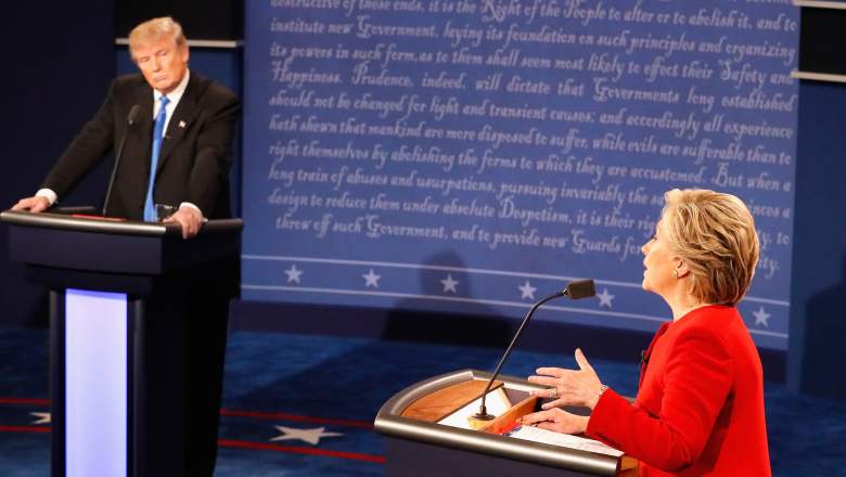 Clinton Trump debate, first presidential debate, hofstra debate 2016