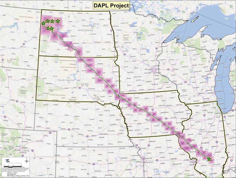 Dakota Access Pipeline Maps & Route: Where Would It Run?