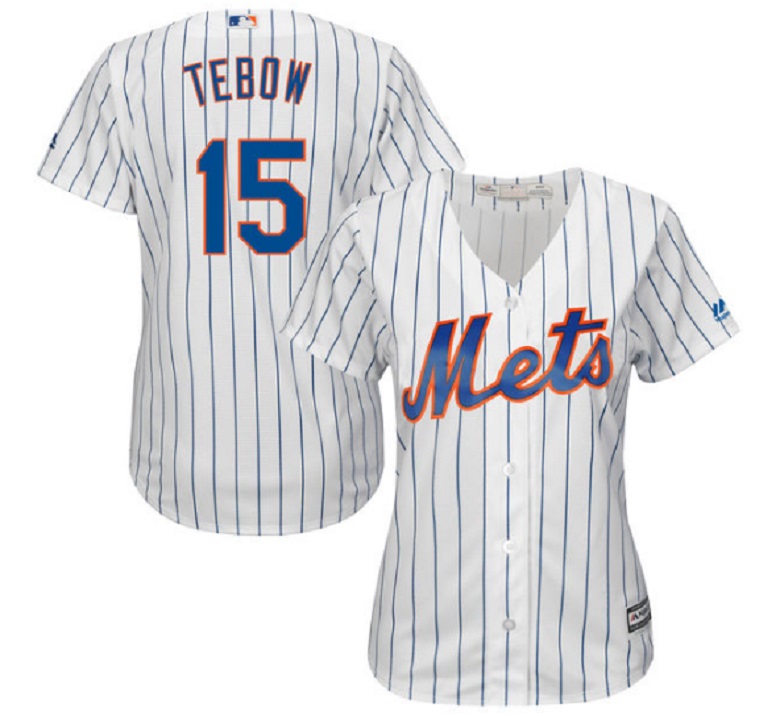 New York Mets No15 Tim Tebow Blue(Grey No) Alternate Cool Base Stitched Youth MLB Jersey