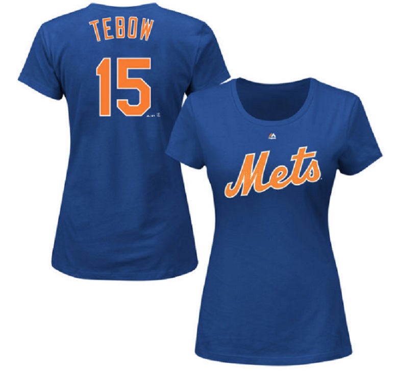 Tim Tebow New York Mets Jersey Number Kit, Authentic Away Jersey
