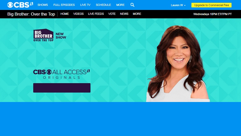 Watch big brother discount live online free