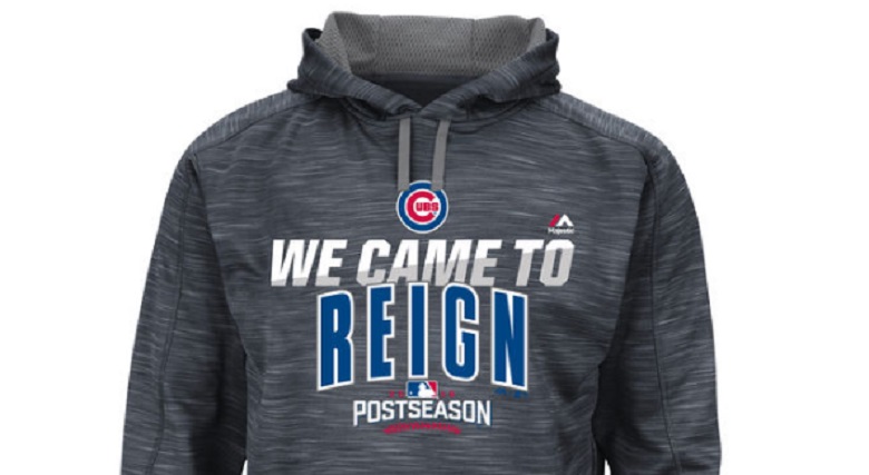 cubs championship hoodie