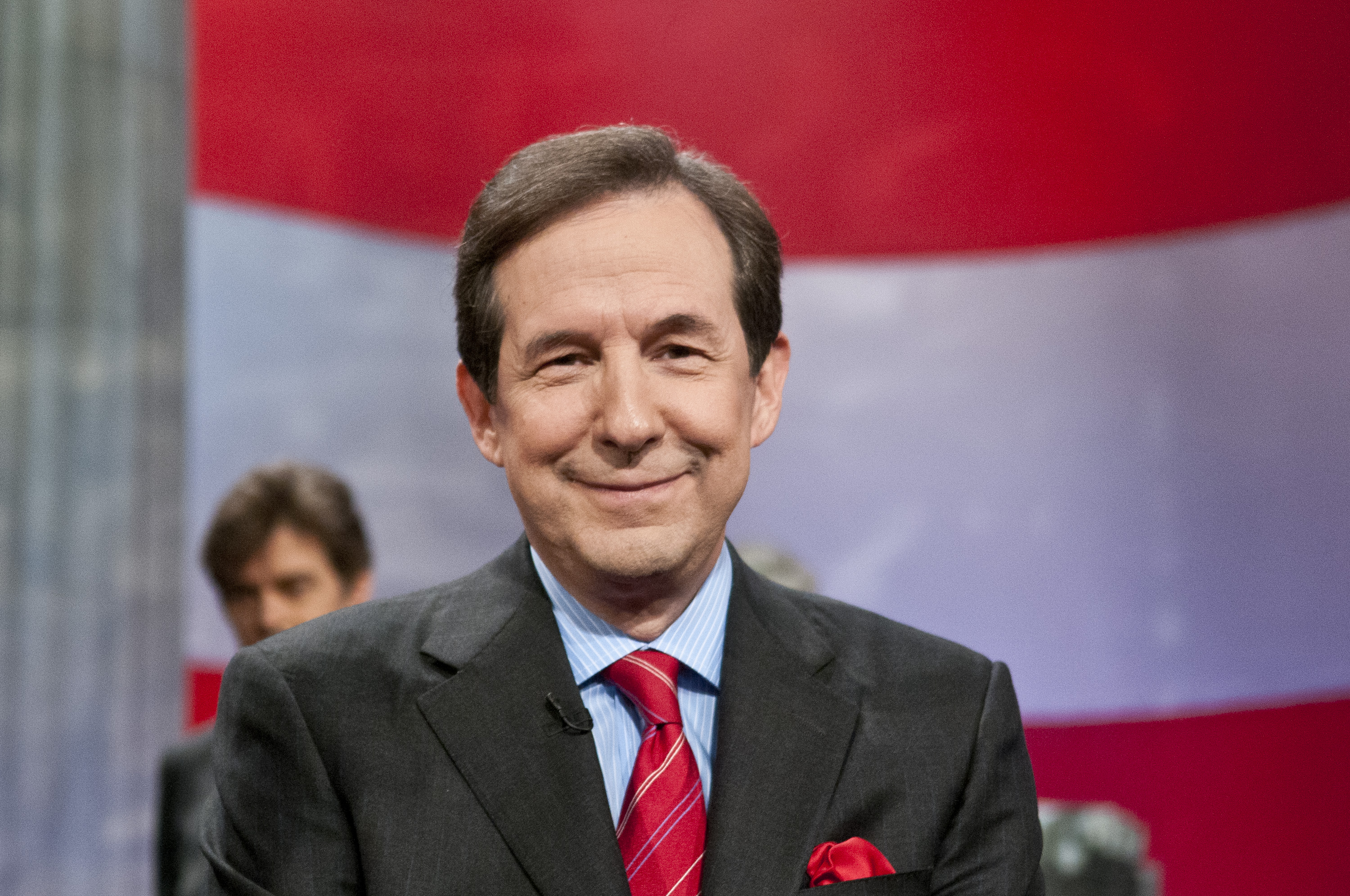 Chris Wallace fox news, Chris Wallace jeopardy, Chris Wallace amerikai zászló