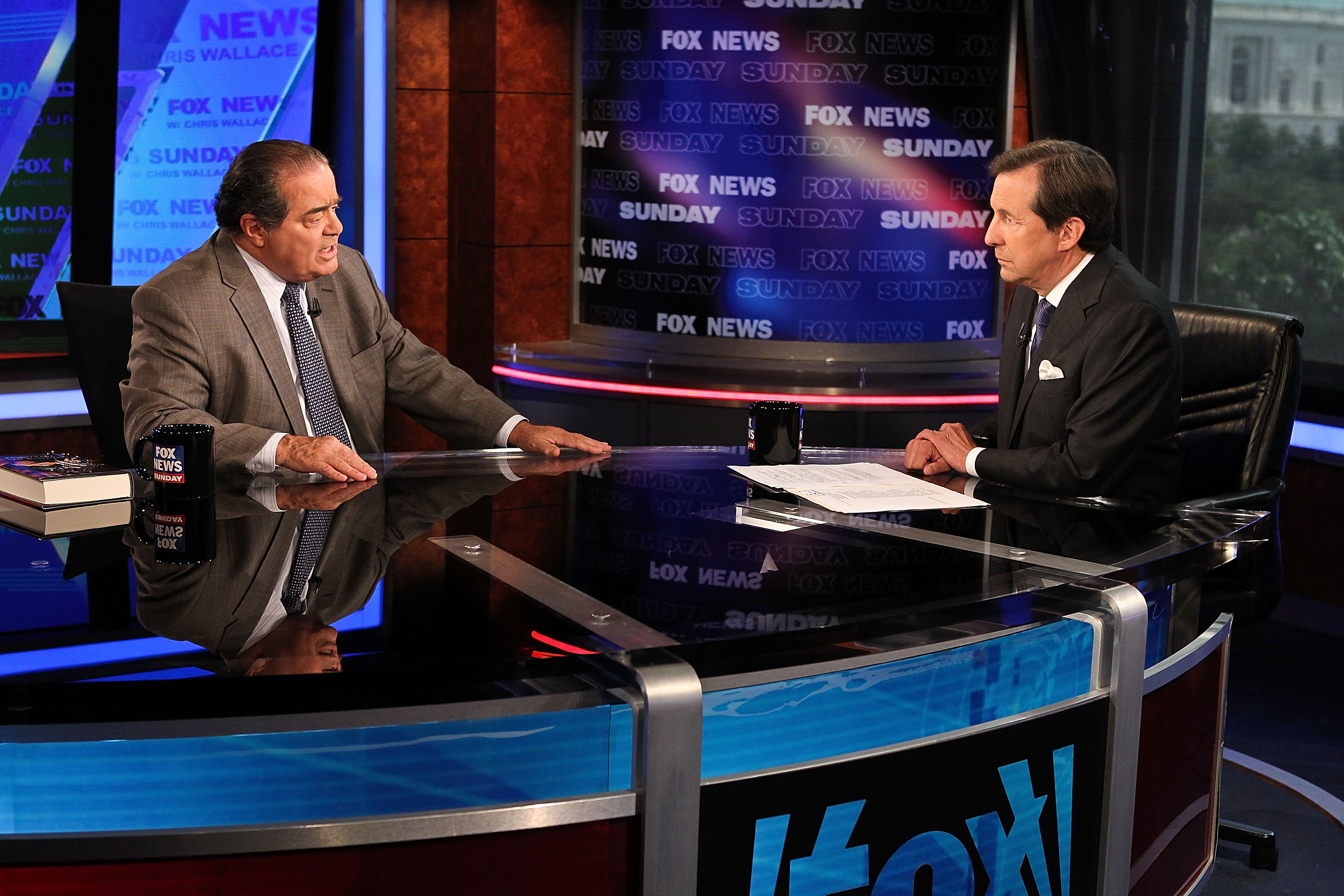 Chris Wallace antonin scalia, Chris Wallace Scalia intervju, Chris Wallace fox news söndag