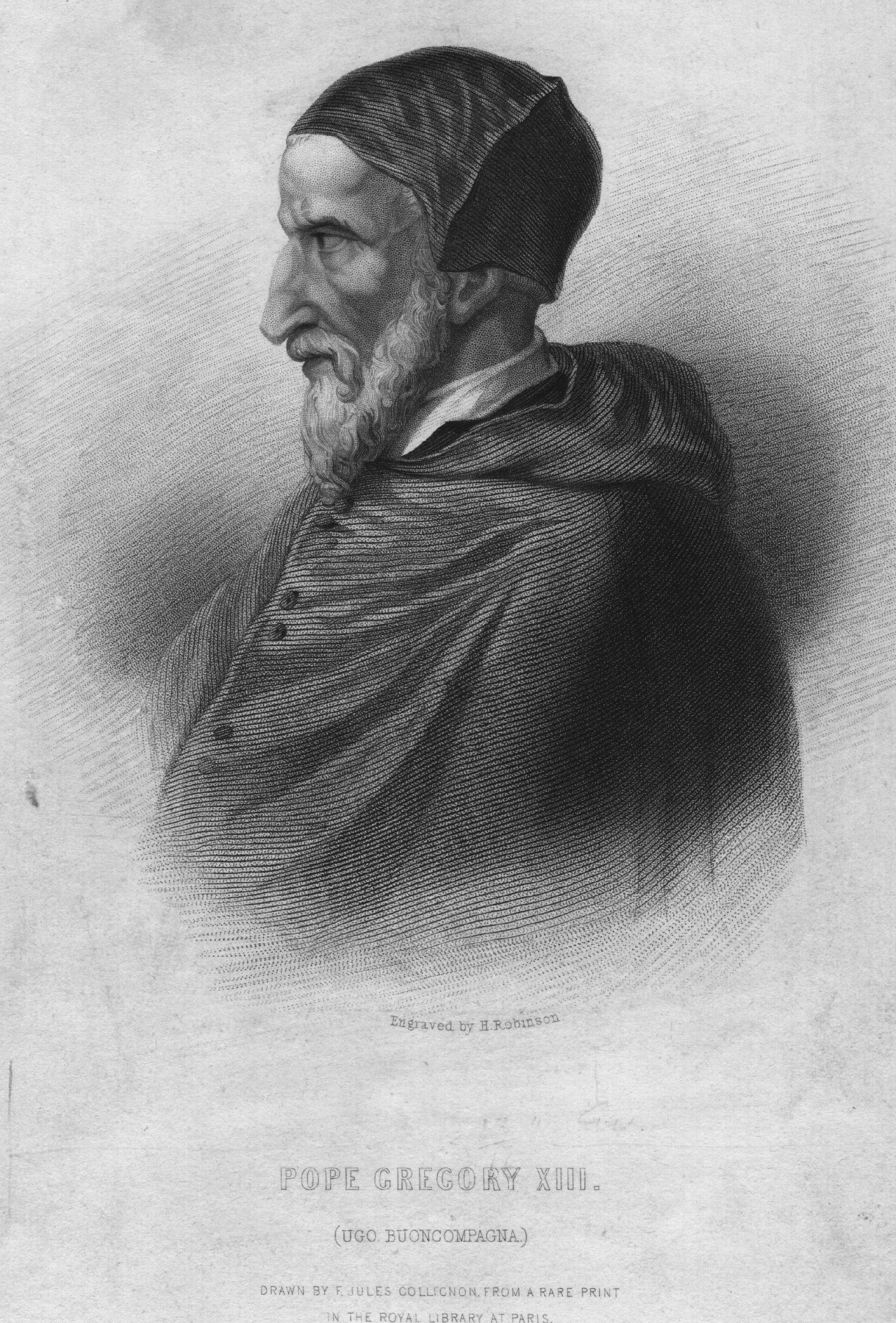 Circa 1580, Pope Gregory XIII. He introduced the reformed Gregorian calendar. (Photo by Hulton Archive/Getty Images)
