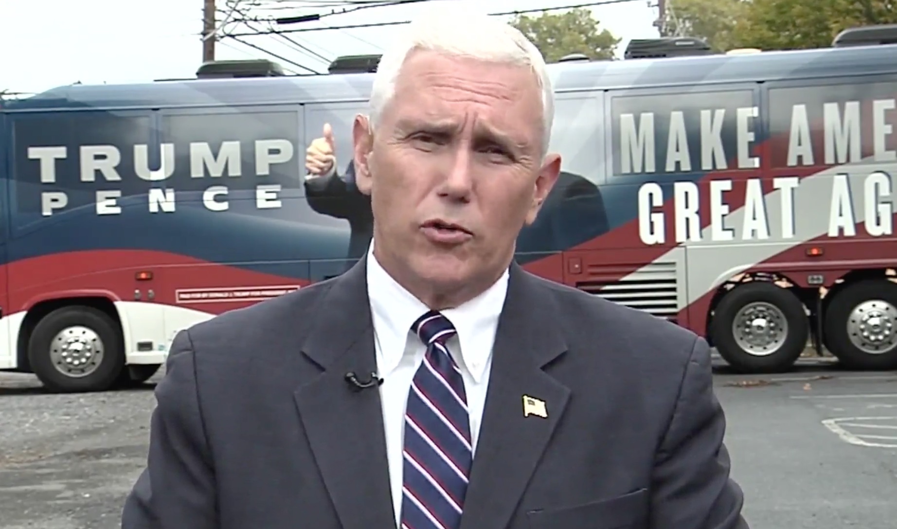Mike Pence girl scout, Mike Pence defends Trump, body image issues, Donald Trump 11-year-old-girl