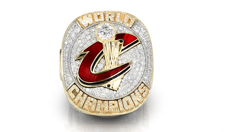 The Cavaliers' championship ring is the heaviest ever made for an NBA champion (Cleveland Cavaliers)