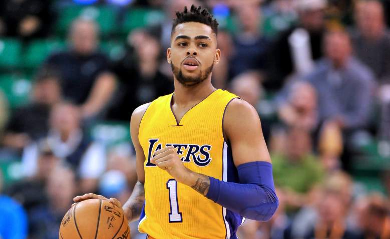 D'Angelo Russell Lakers vs. Jazz