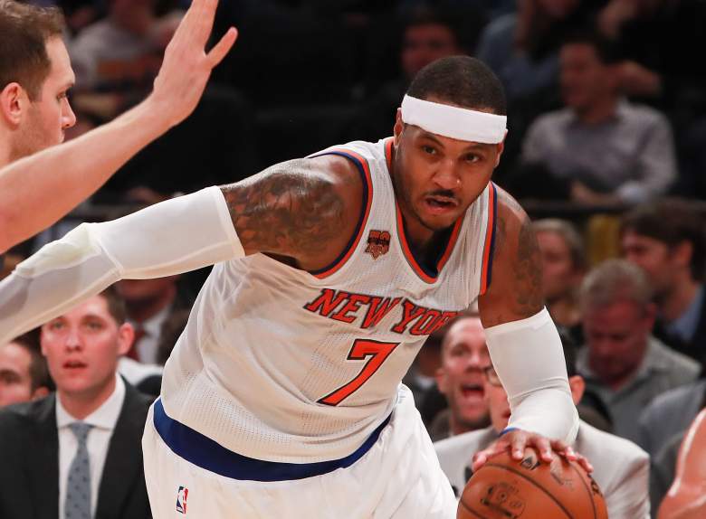 Carmelo Anthony Nets vs. Knicks