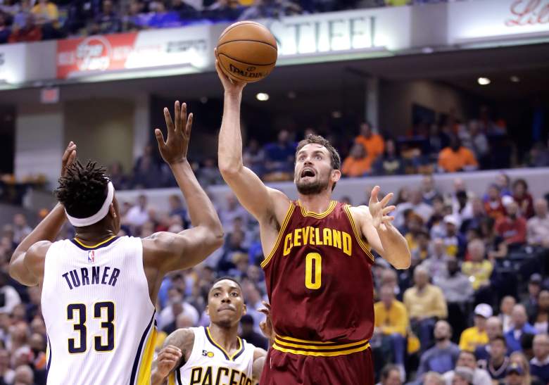 Kevin Love Cavaliers vs. Pacers