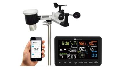 black and white ten in one wifi professional weather station