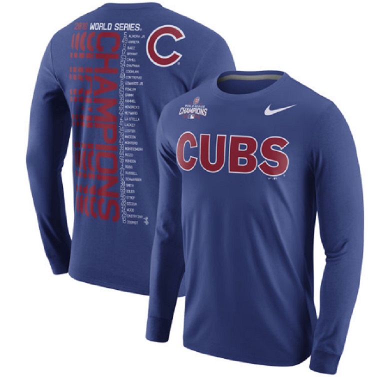 New Era White Chicago Cubs Historical Championship T-Shirt