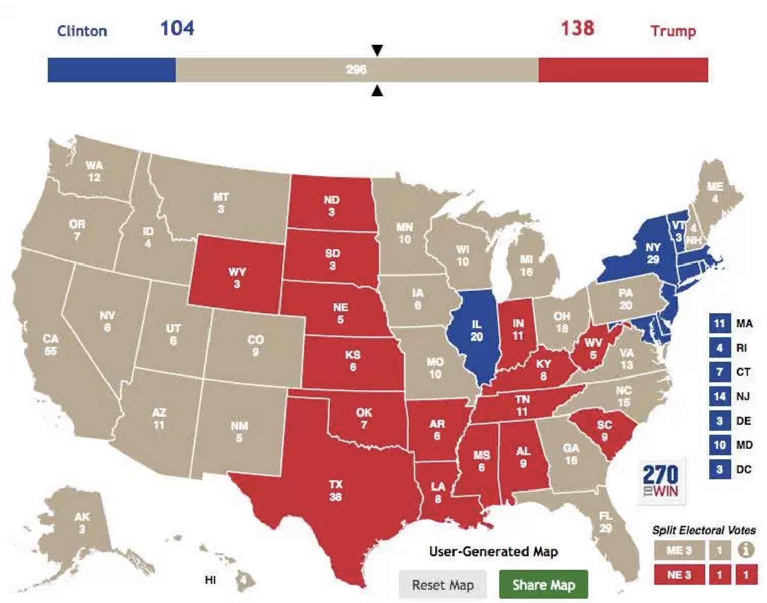 Presidential Election Results & Electoral College Map | Heavy.com