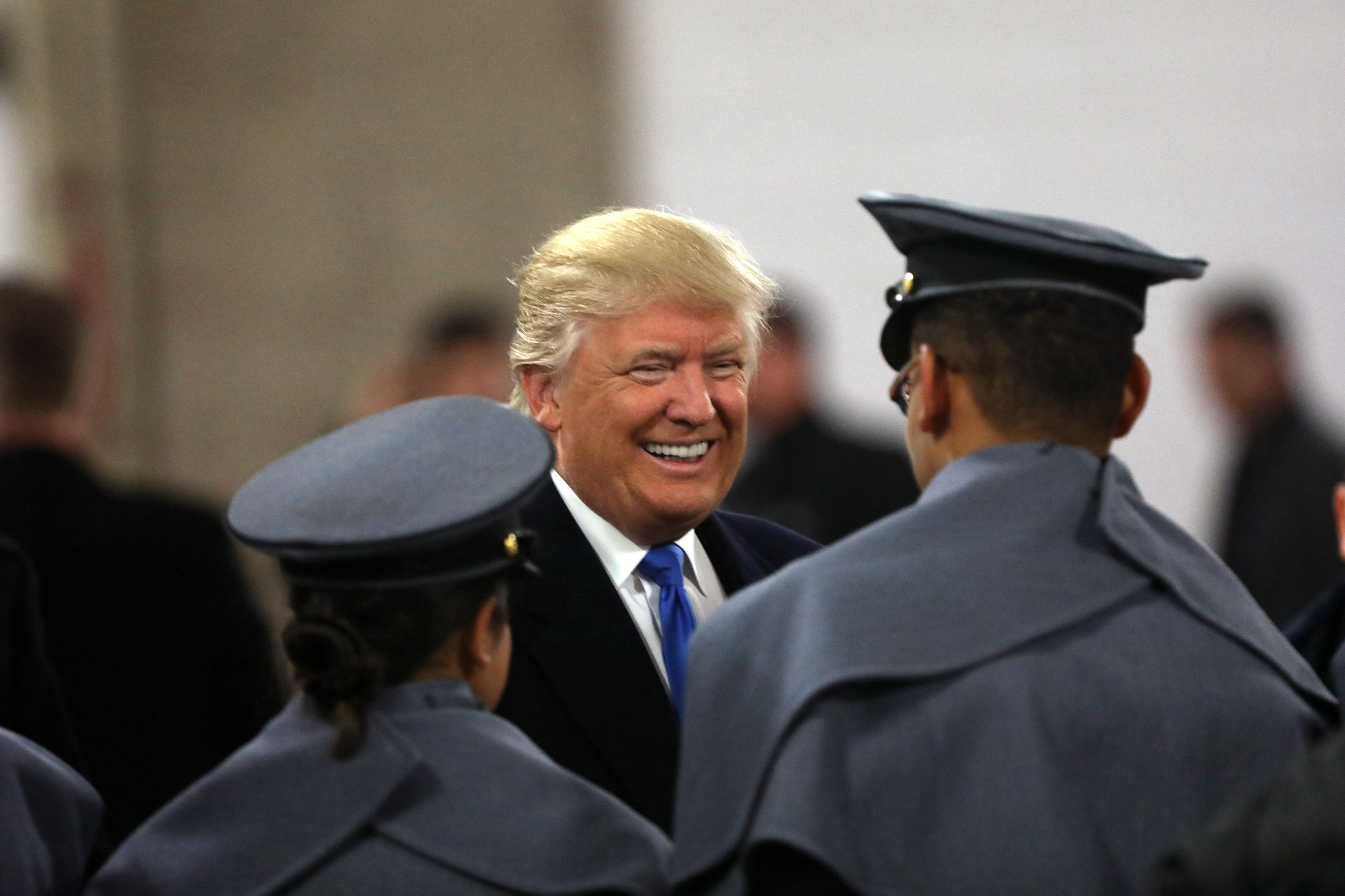 WATCH: Donald Trump Attends Army-Navy Game