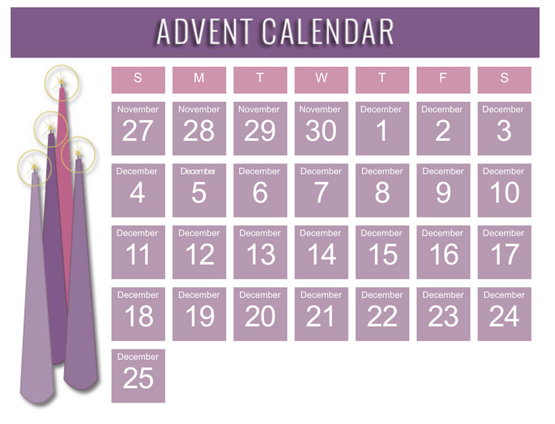 advent calendar website, online advent calendar, advent calendar app, advent calendar iphone app, advent calendar android app
