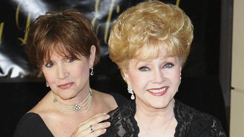 HENDERSON, NV - FEBRUARY 27:  Actress Carrie Fisher (L) and her mother, actress Debbie Reynolds, arrive for Dame Elizabeth Taylor's 75th birthday party at the Ritz-Carlton, Lake Las Vegas on February 27, 2007 in Henderson, Nevada.  (Photo by Ethan Miller/Getty Images)