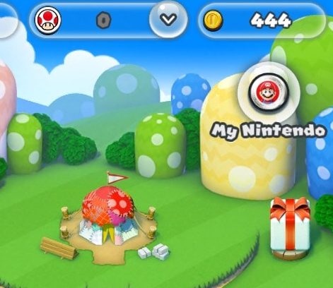 Super Mario Run, Super Mario Run main menu, Super Mario Run my nintendo