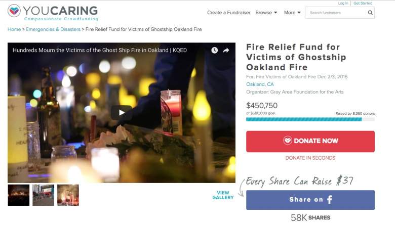 how to help and donate to oakland fire
