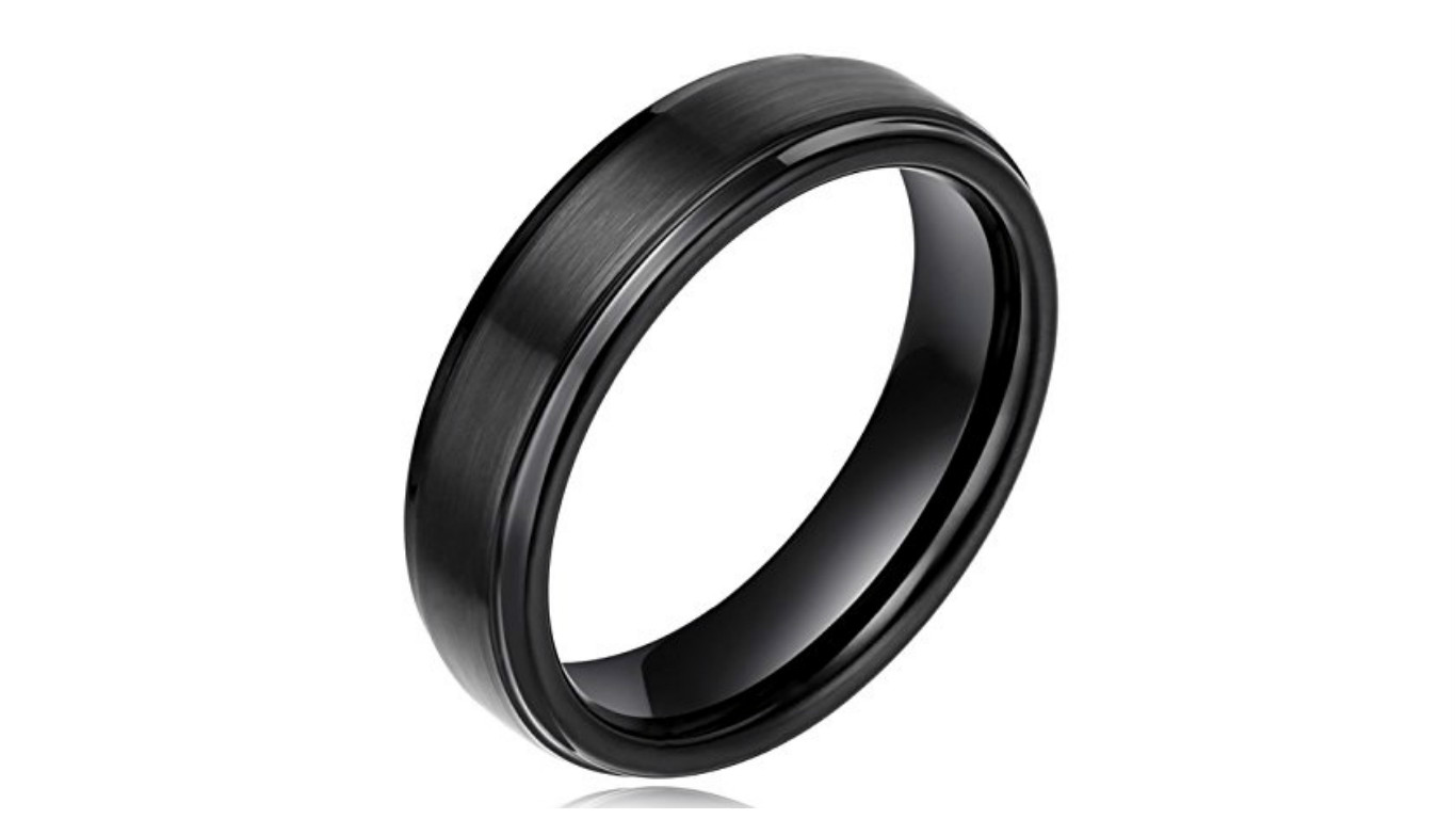 tungsten carbide wedding ring